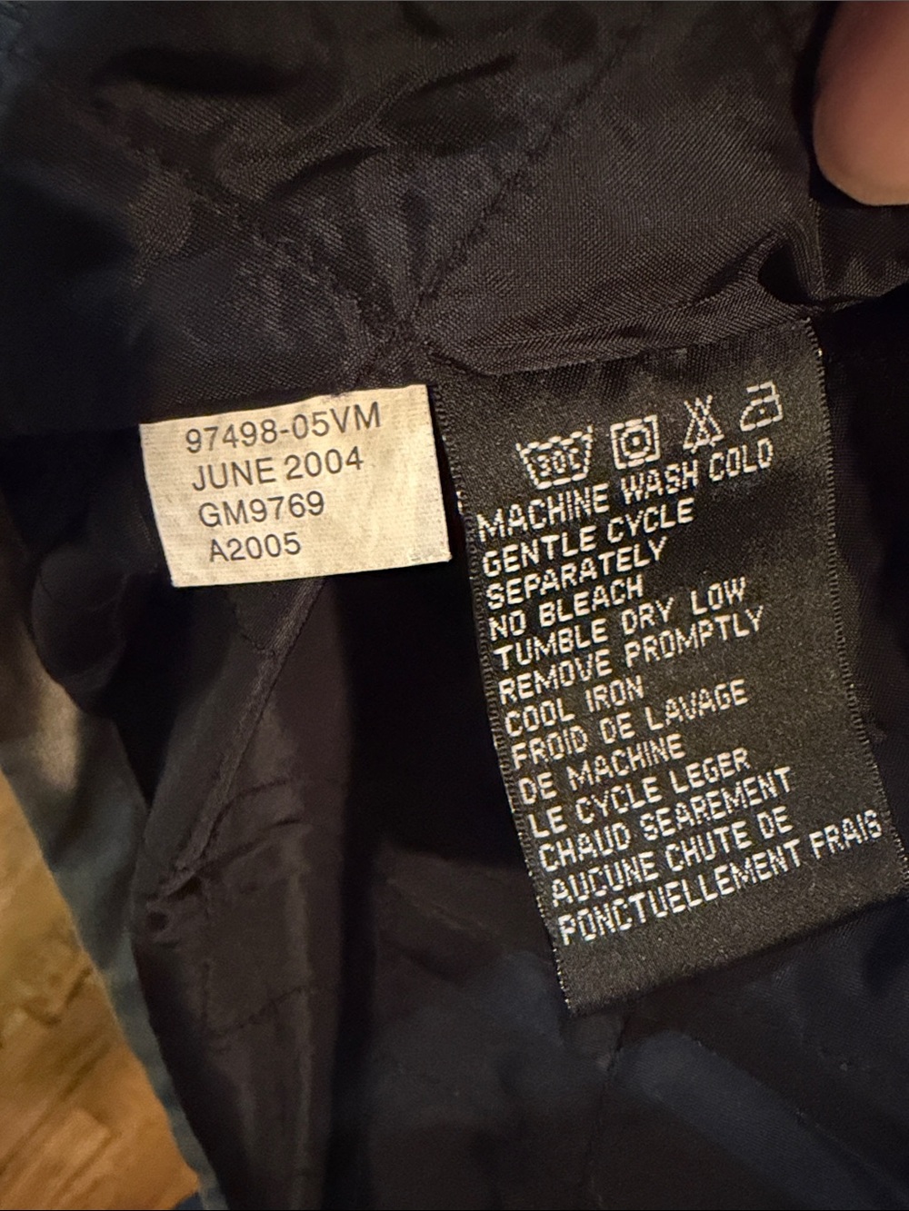 Harley-Davidson men’s Two-Tone Black and Gray Jean Jacket - Picture 8 of 9